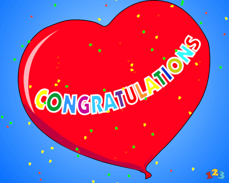 Heart balloon - Congratulations - send free eCards from 123cards.com