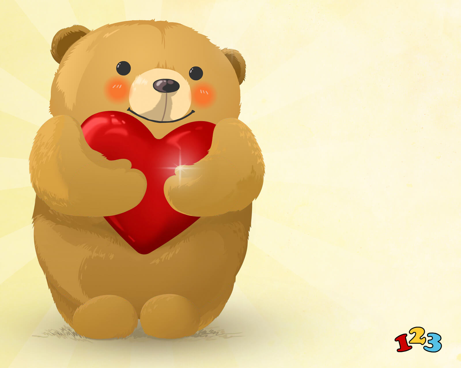 Teddy bear hug - Thinking of You - send 