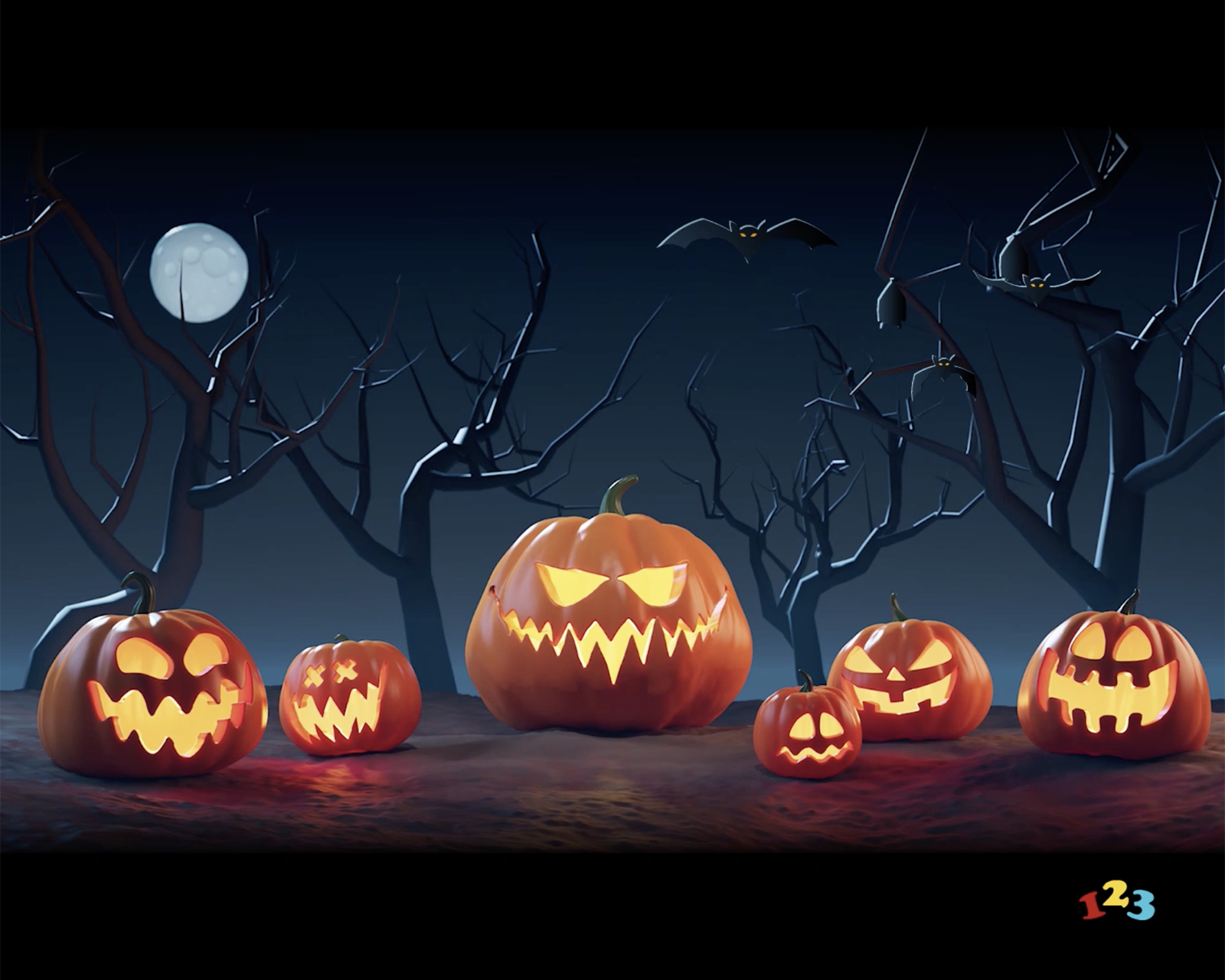 Laughing pumpkin  halloween  send free ecards from 123cardscom