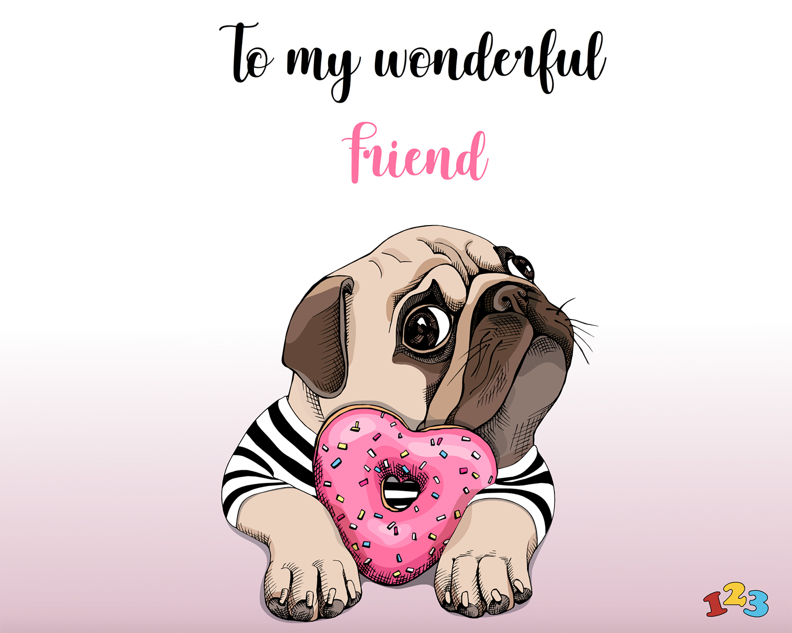 To my friend - Valentine's Day - send free eCards from 123cards.com